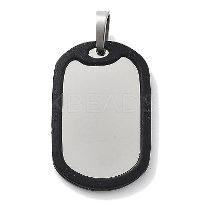 304 Stainless Steel Big Pendants STAS-Z098-31P-02-1