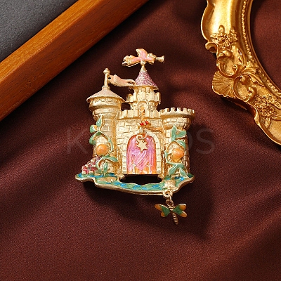 Fairy Tale Castle Enamel Pins PW-WGC8AED-01-1