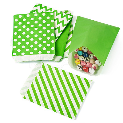 40Pcs 4 Styles Kraft Paper Bags CARB-TA0001-12C-1