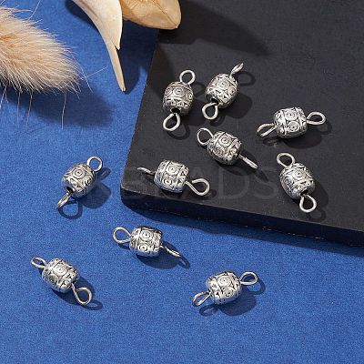 Tibetan Style Alloy Connector Charms PALLOY-YW0001-43-1