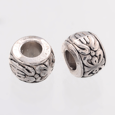 Rondelle Tibetan Style Spacer Beads LS-AB793-NF-1