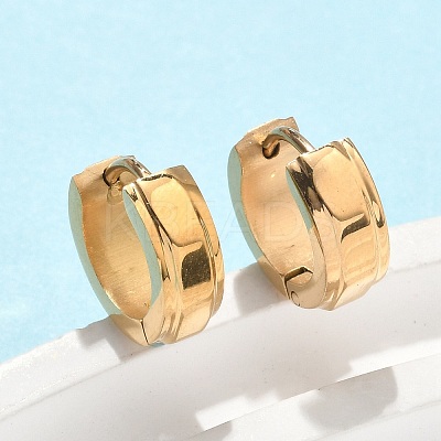 304 Stainless Steel Hoop Earrrings for Women EJEW-U066-02G-1