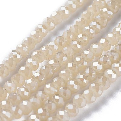 Electroplate Glass Beads Strands EGLA-P018-4mm-FR-A06-1