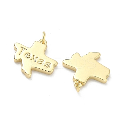 Brass Pendants KK-D229-22G-G-1