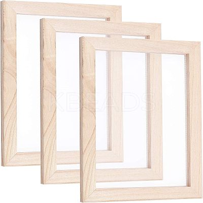 Wooden Paper Making DIY-WH0171-49C-1