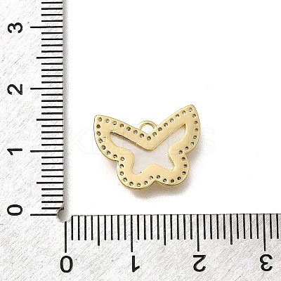 Brass Micro Pave Cubic Zirconia Pendants LS-KK-Q035-05G-1