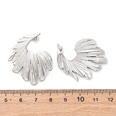304 Stainless Steel Stud Earrings for Women EJEW-K306-11P-1