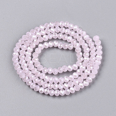Electroplate Glass Beads Strands EGLA-A044-J2mm-A02-1