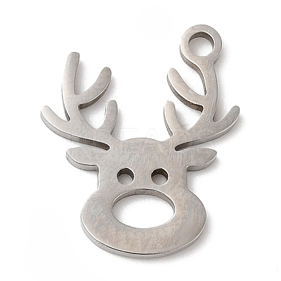 Non-Tarnish Christmas 201 Stainless Steel Pendants X-STAS-D053-07P-1