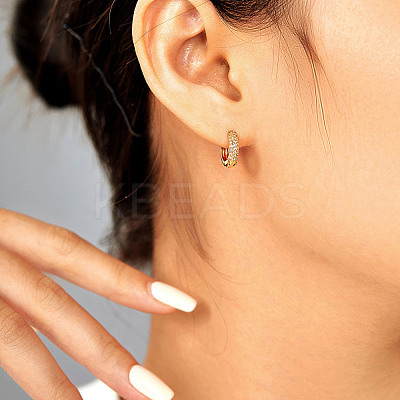 Luxury Fashionable Brass Hoop Earrings YV3496-3-1