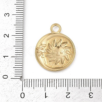 304 Stainless Steel Pendants STAS-D366-01G-G-1