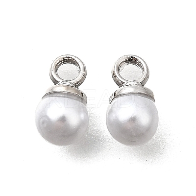 ABS Plastic Imitation Pearl Pendants FIND-H052-01A-04P-1