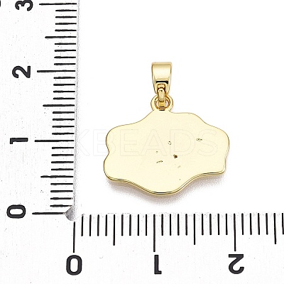 Brass Pendants KK-T070-43G-1