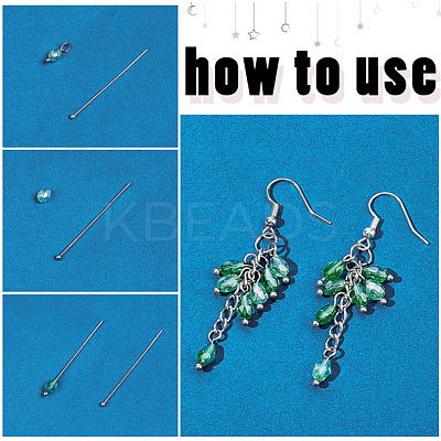 600Pcs 2 Colors Brass Ball Head pins KK-GO0001-59-1