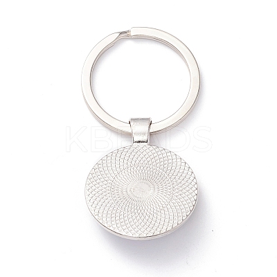 Pride Style Glass Keychain LS-KEYC-F033-01D-1