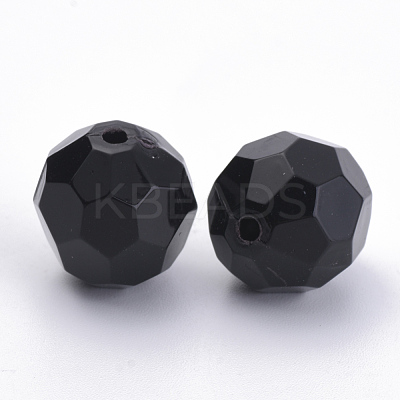 Opaque Acrylic Beads SACR-S300-05E-02-1