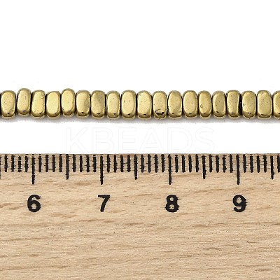 Electroplated Synthetic Non-magnetic Hematite Beads Strands G-H327-F01-01-1