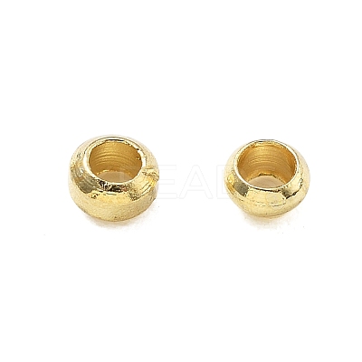 Brass Crimp Beads KK-S509-01G-02-1