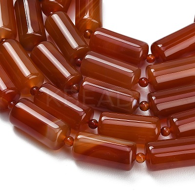 Natural Red Agate Beads Strands G-B178-I02-01-1