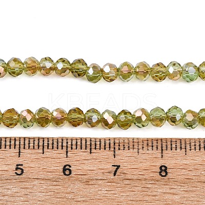 Electroplate Glass Beads Strands EGLA-A034-T4mm-J02-1