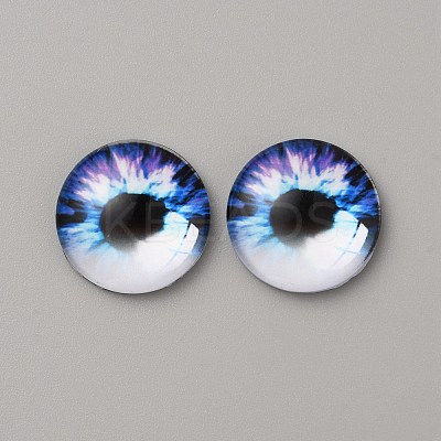 Glass Cabochons GLAA-WH0033-75F-02-1