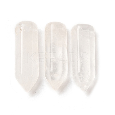 Natural Quartz Crystal Pointed Pendants G-C158-05C-1