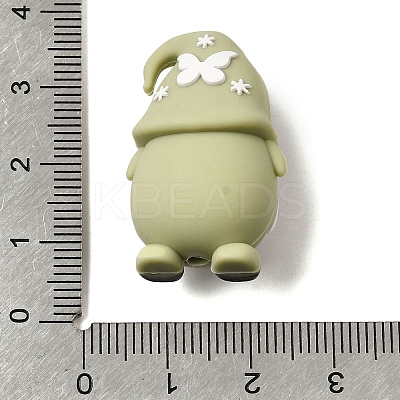 Easter Silicone Focal Beads X-SIL-F020-07-1