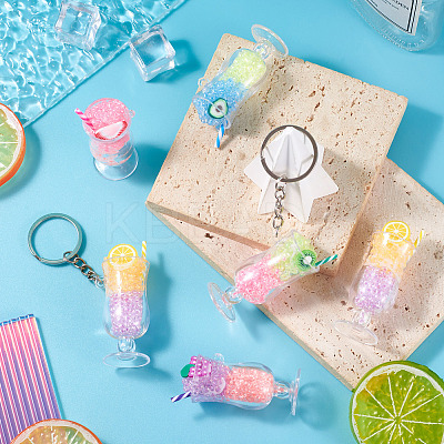 DIY Luminous Juice Keychain Making Kit DIY-TA0006-72-1