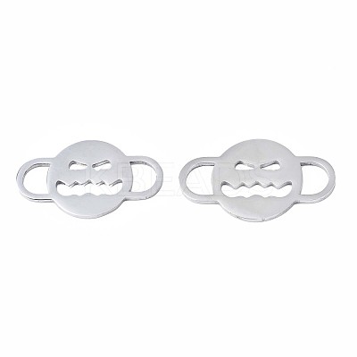Non-Tarnish Halloween Theme Expression 304 Stainless Steel Links Connectors STAS-N095-069-1
