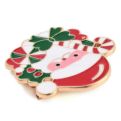 Christmas Theme Alloy Enamel Brooches JEWB-S022-03D-1