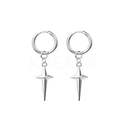 304 Stainless Steel Hoop Earrings FS-WGDD6AD-01-1