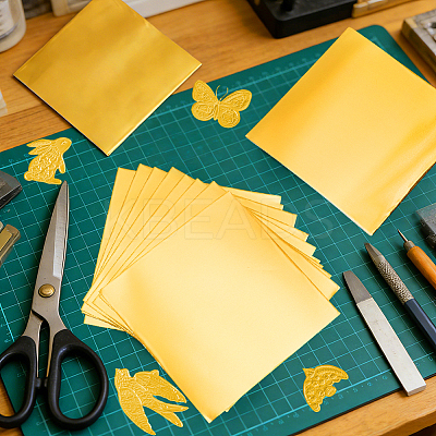 Aluminum Foil Paper Sheets for Craft Engraving OFST-WH0004-158B-1