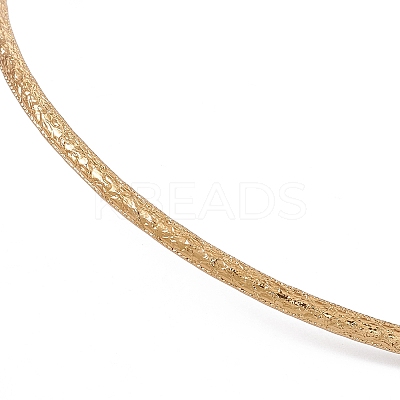 304 Stainless Steel Textured Wire Necklace Making STAS-B036-02G-1