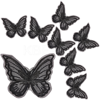 30pcs Handmade Organza Woven Costume Accessories DIY-GF0005-35B-1