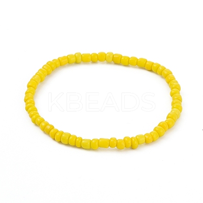 Glass Seed Beads Stretch Bracelets BJEW-JB06291-01-1
