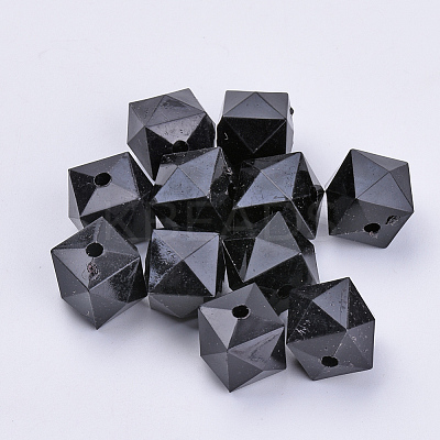 Transparent Acrylic Beads TACR-Q259-6mm-V72-1