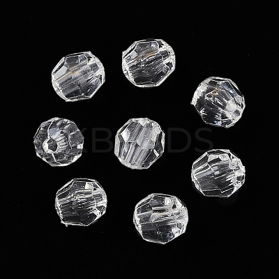 Transparent Acrylic Beads OACR-Q015-03B-1