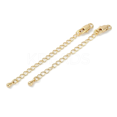 Brass Ends with Chains KK-P283-31G-1