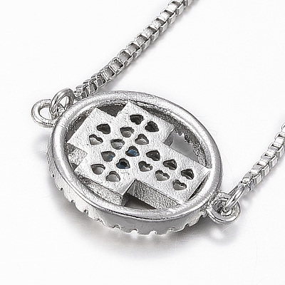 Adjustable Brass Micro Pave Cubic Zirconia Bolo Bracelets BJEW-G583-08P-1