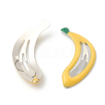 Baking Paint Iron Snap Hair Clips PHAR-B0002-04-1