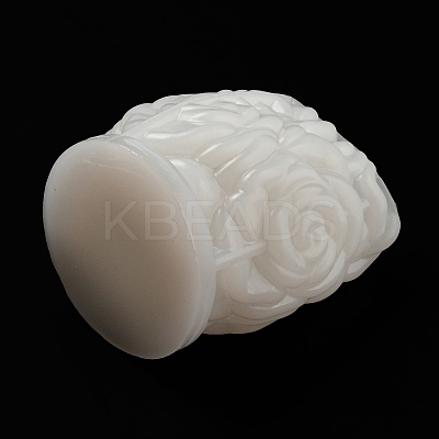 Valentine's Day 3D Rose Pillar DIY Candle Silicone Molds LS-DIY-K064-03A-1