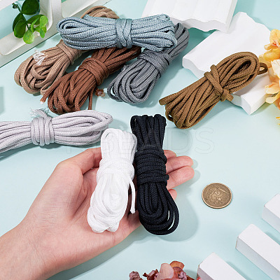 32M 8 Colors 7 Inner Cores Polyester & Spandex Cord Ropes RCP-TA0001-05-1