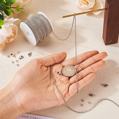 DIY Chain Bracelet Necklace Making Kit DIY-TA0006-06A-1