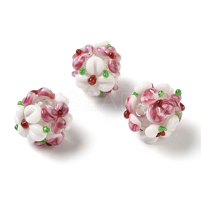 Handmade Lampwork Beads LAMP-B025-03B-18-1