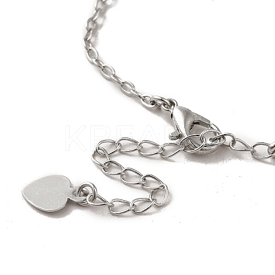 Brass Chain Bangle Making BJEW-B077-03-1