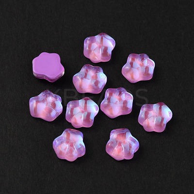 Paw Print Resin Cabochons MRMJ-WH0012-35D-1
