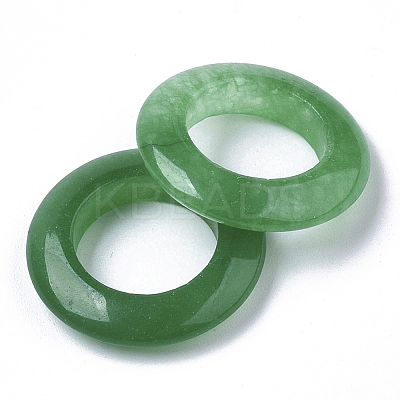 Natural Malaysia Jade Linking Rings G-N0325-05-1