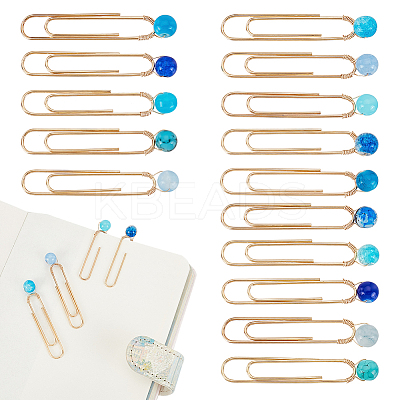 Iron Long Paper Clips AJEW-GA00013-1