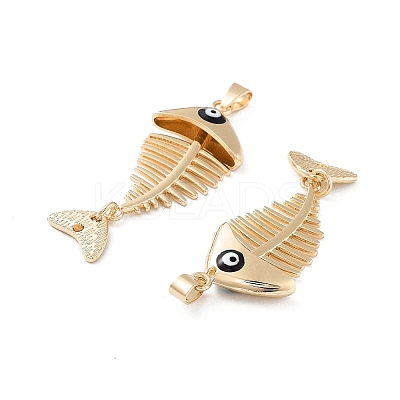 Rack Plating Alloy Enamel Big Pendants FIND-C050-08G-03-1