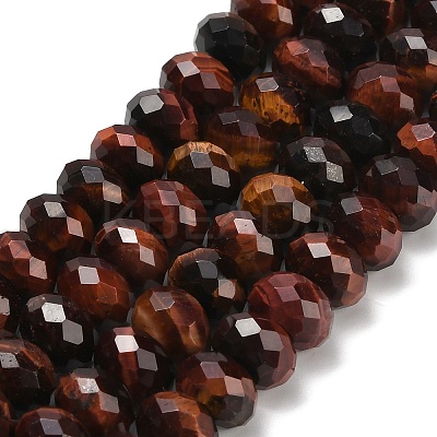 Natural Red Tiger Eye Beads Strands G-C259-A01-6x10mm-01-1